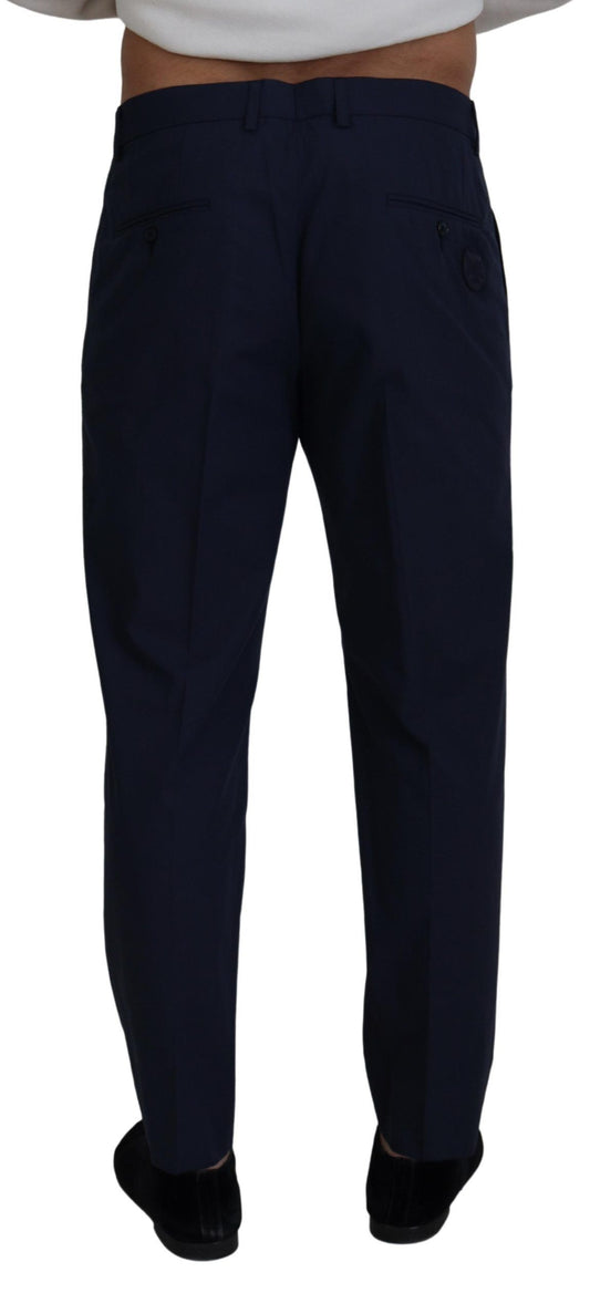 Dolce & Gabbana Blaue Chinos mit schmaler Passform