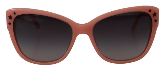 Dolce & Gabbana – DG4124 – Sonnenbrille mit rosa Acetatrahmen und Sternenverzierung