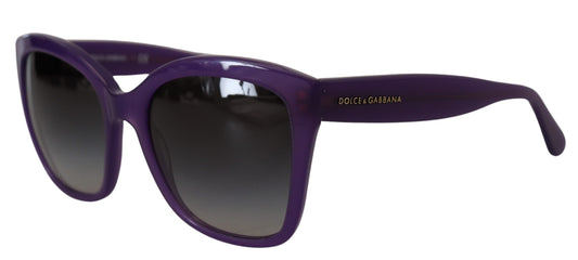 Dolce & Gabbana – Quadratische Sonnenbrille mit Vollrand DG4240 aus Acetat in Lila