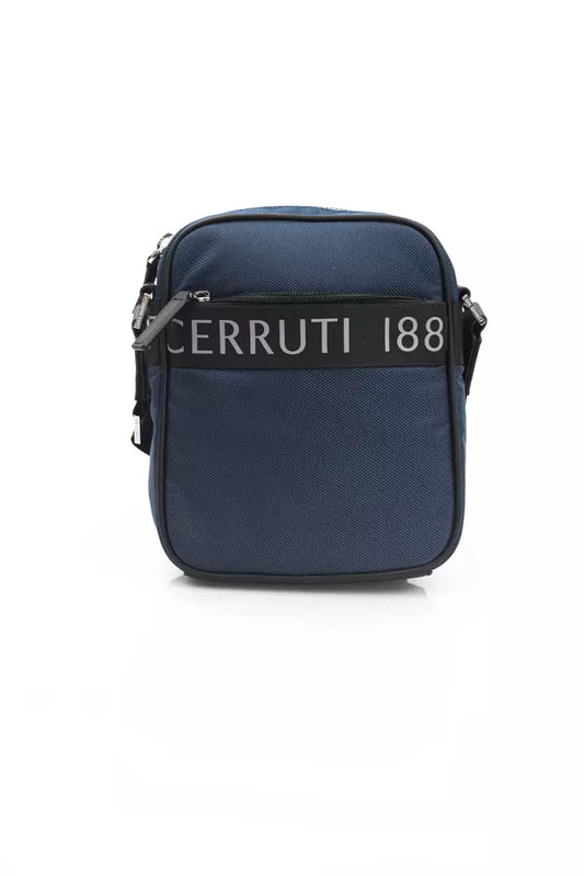 Cerruti 1881 Damen-Umhängetasche aus blauem Leder