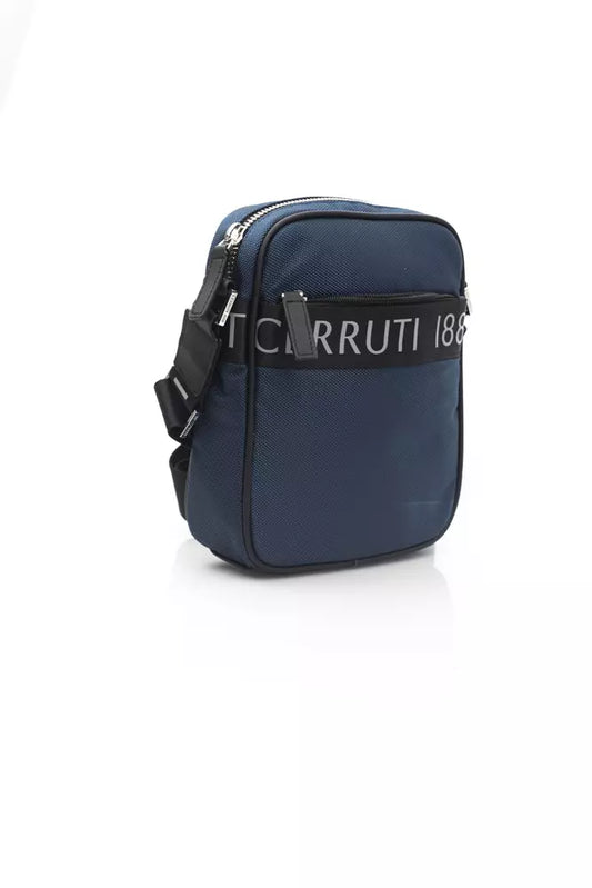 Cerruti 1881 Damen-Umhängetasche aus blauem Leder
