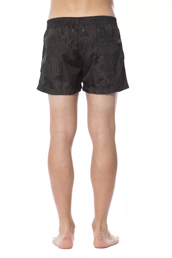 Roberto Cavalli Sport Army Polyester Herren Bademode