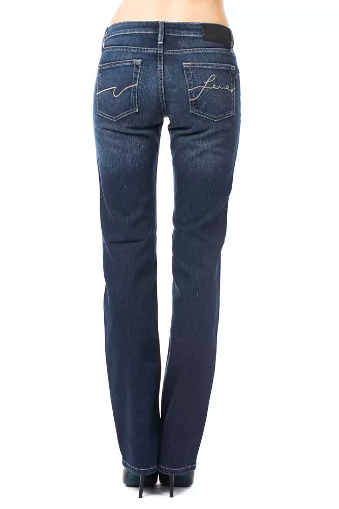 Ungaro Fever Blaue Baumwolljeans für Damen