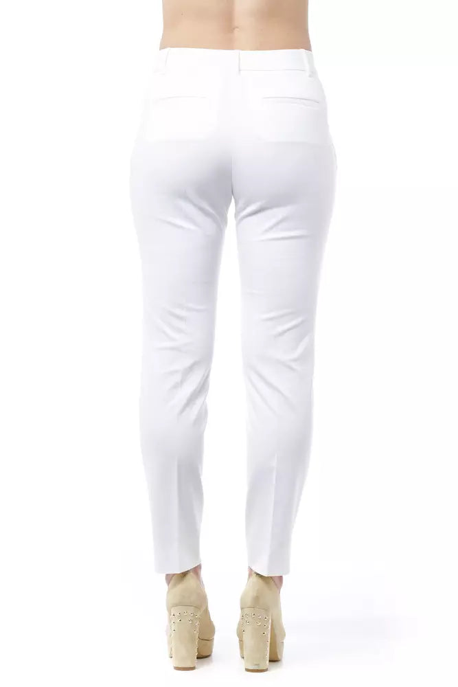 Peserico – Schicke Hose mit Zigarettenbein und hoher Taille