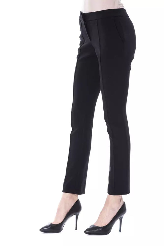 BYBLOS Schwarze Polyester-Damenhose