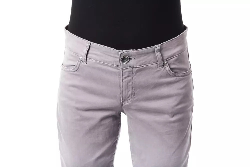 BYBLOS Graue Baumwolljeans für Damen