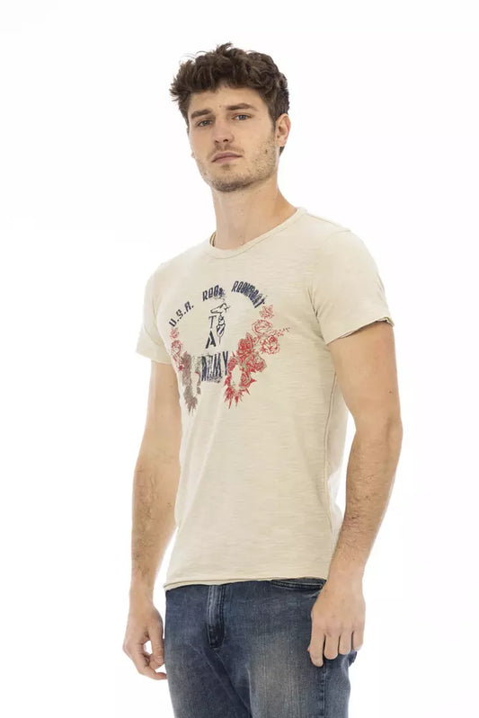 Trussardi Action Beige Baumwolle Herren T-Shirt
