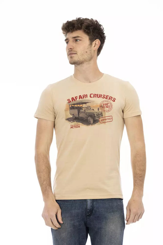Trussardi Action Beige Baumwolle Herren T-Shirt