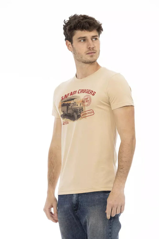 Trussardi Action Beige Baumwolle Herren T-Shirt