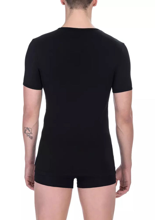 Bikkembergs Black Cotton Men T-Shirt Pack