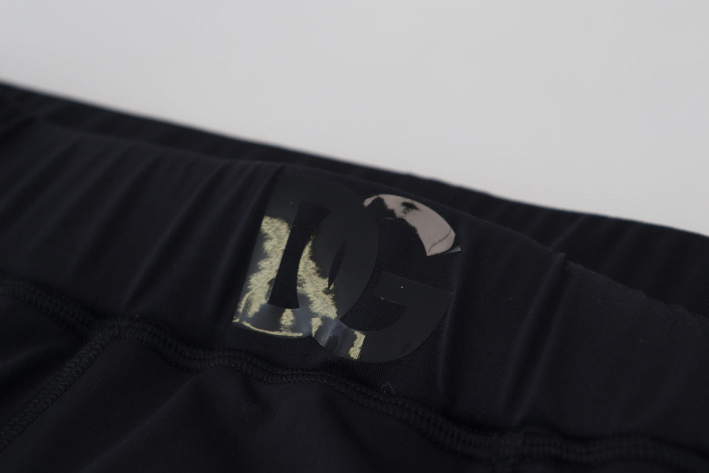 Dolce & Gabbana – Schwarze Slim-Fit-Stretchhose aus Nylon