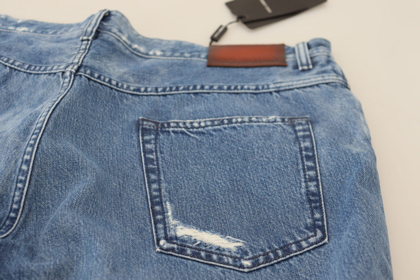 Dolce & Gabbana – Lässige Jeans aus gewaschener Baumwolle in Blau