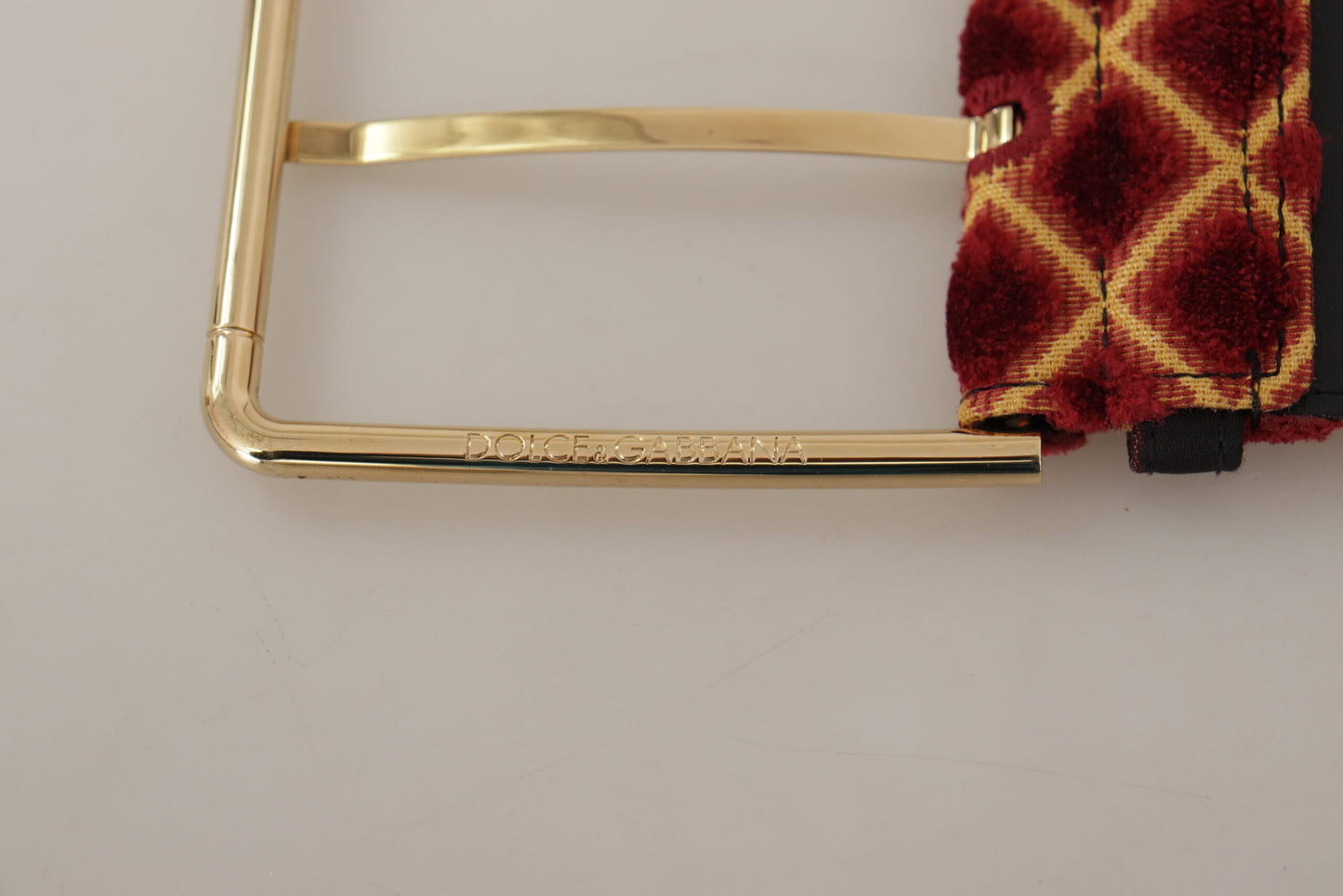 Dolce & Gabbana, breiter Ledergürtel mit Blumenmuster und goldener Metallschnalle, mehrfarbig