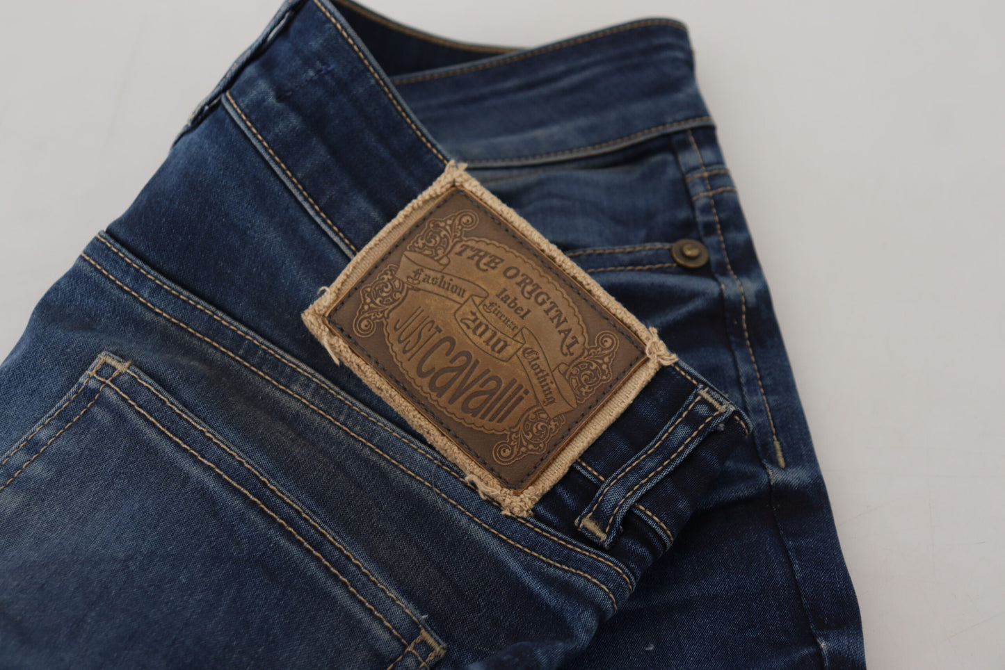 Just Cavalli Blaue Baumwoll-Jeans für Damen