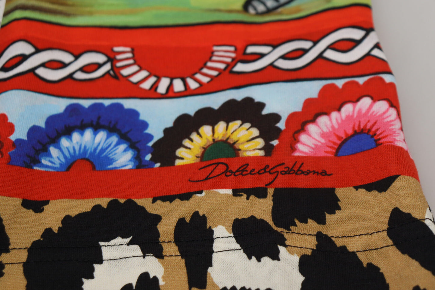 Dolce & Gabbana Exklusives mehrfarbig bedrucktes Hemdoberteil für Damen