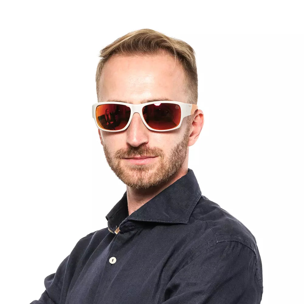 Timberland Sonnenbrille aus grauem Kunststoff