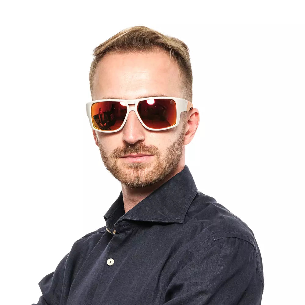 Timberland Sonnenbrille aus grauem Kunststoff