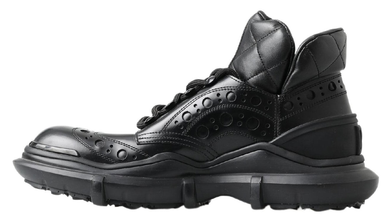 Dolce & Gabbana – Schwarze Freizeitstiefel aus Leder