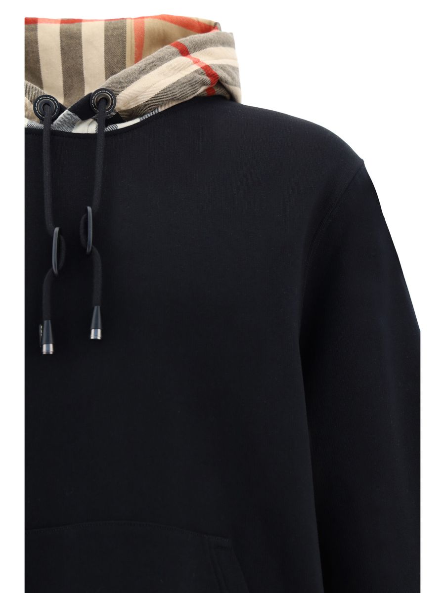 Burberry Eleganter Oversize-Hoodie Samuel in Schwarz