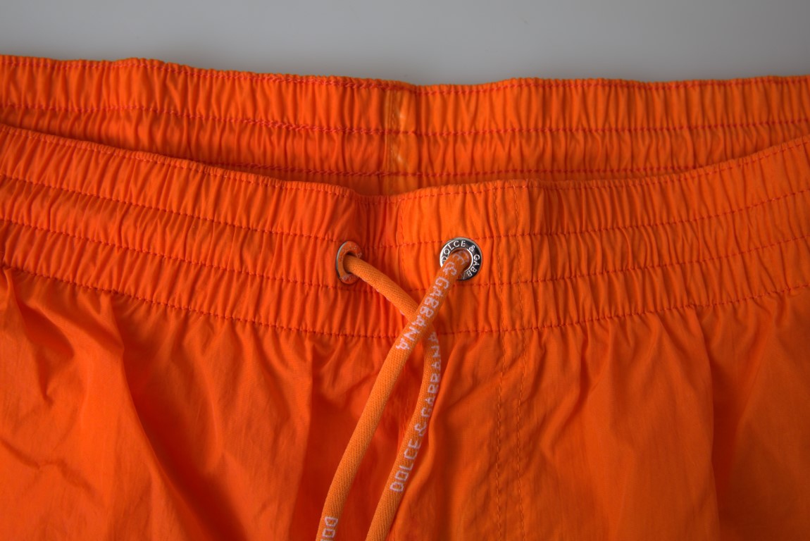 Dolce & Gabbana Orange Blau Gradient Beachwear Bademode Shorts
