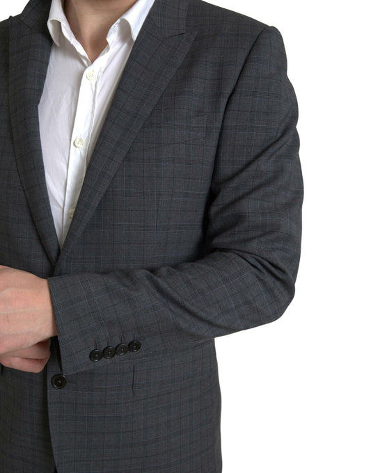 Dolce & Gabbana Grauer 2-teiliger einreihiger MARTINI-Anzug