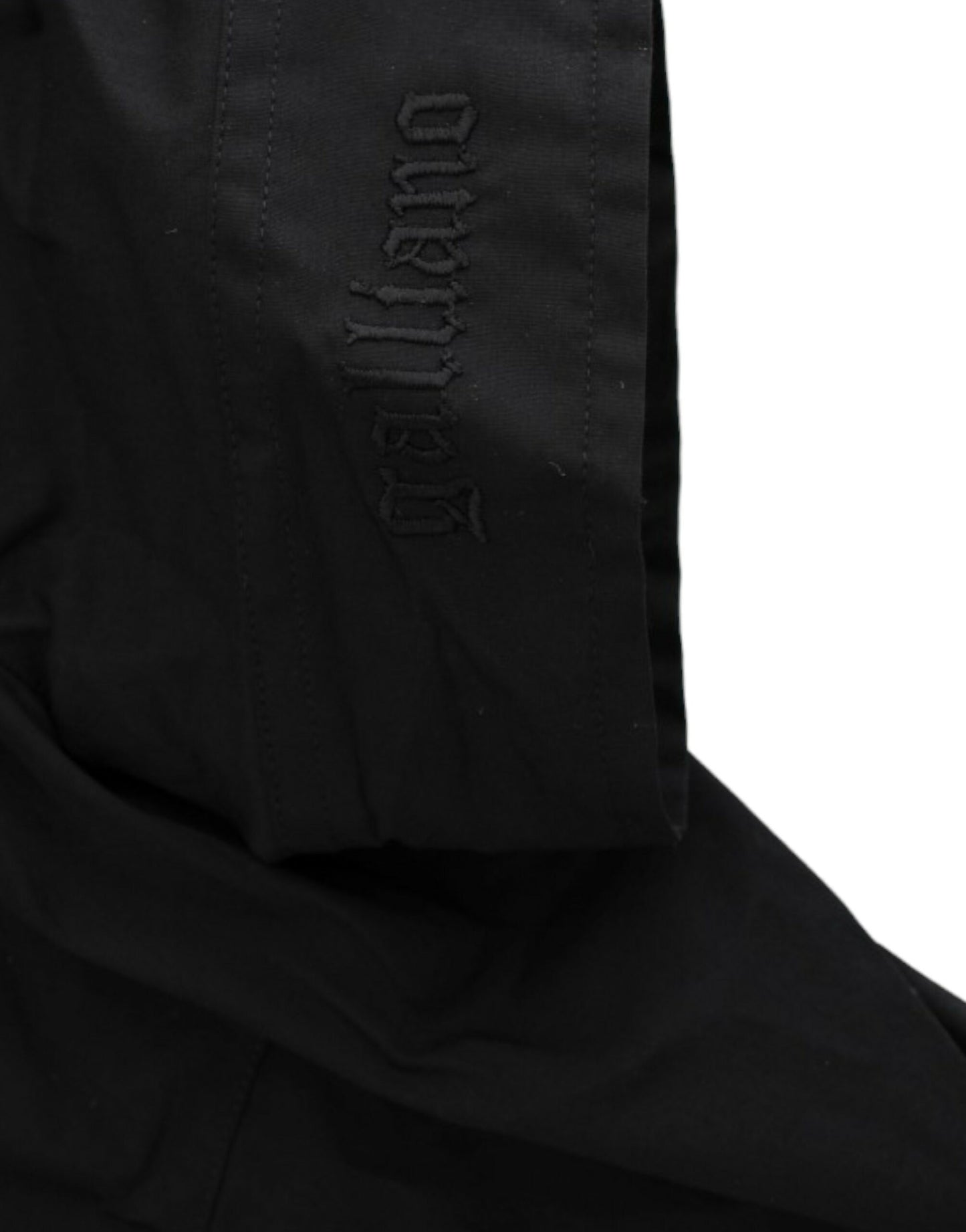 John Galliano Schwarzes Baumwollhemd