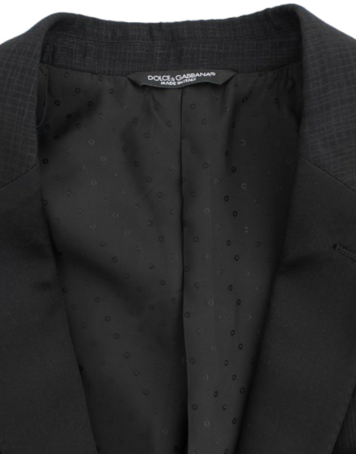 Dolce & Gabbana – Schmaler MARTINI-Blazer aus schwarzer Wolle