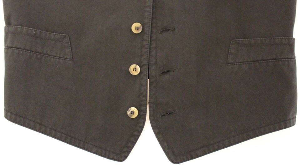 Dolce & Gabbana – Schwarze Weste aus Baumwollmischung