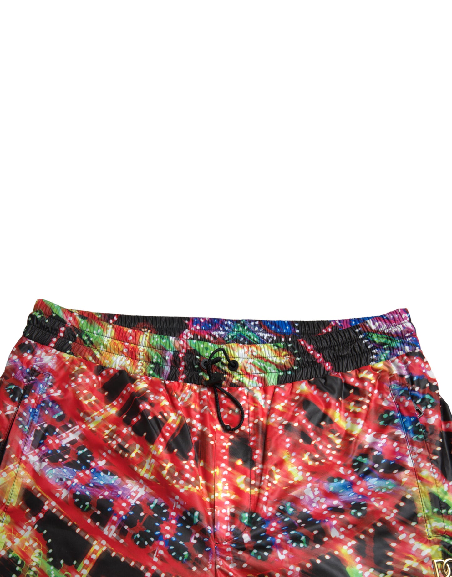 Mehrfarbige Luminarie-Print-Bermudashorts für Herren von Dolce & Gabbana