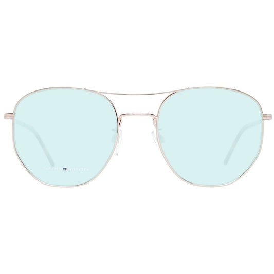 Tommy Hilfiger – Roségoldfarbene Unisex-Sonnenbrille