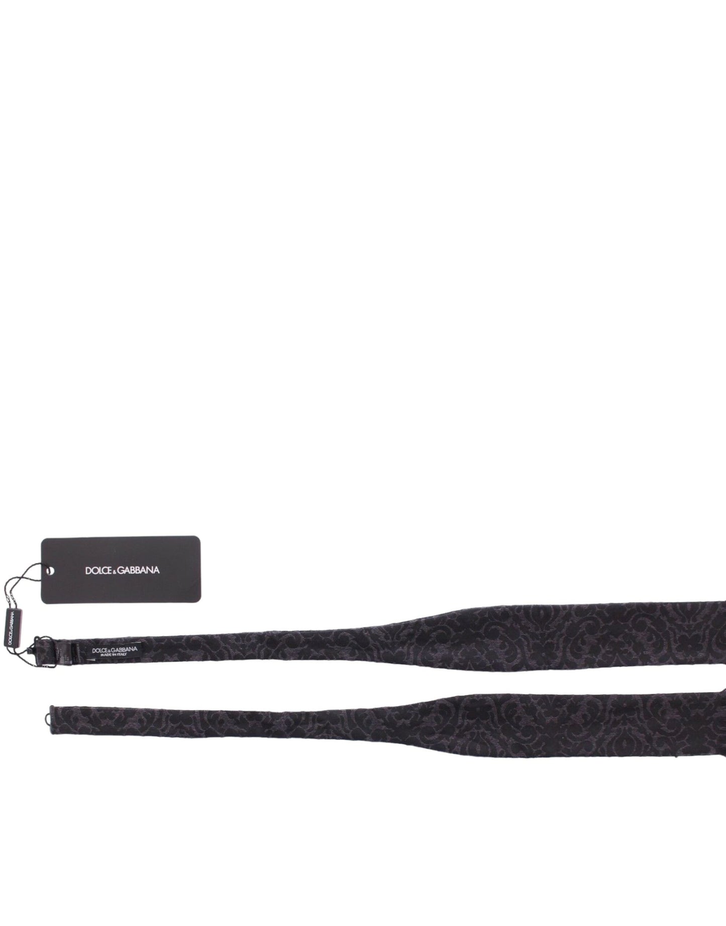 Dolce & Gabbana Grau-schwarze Wollfliege