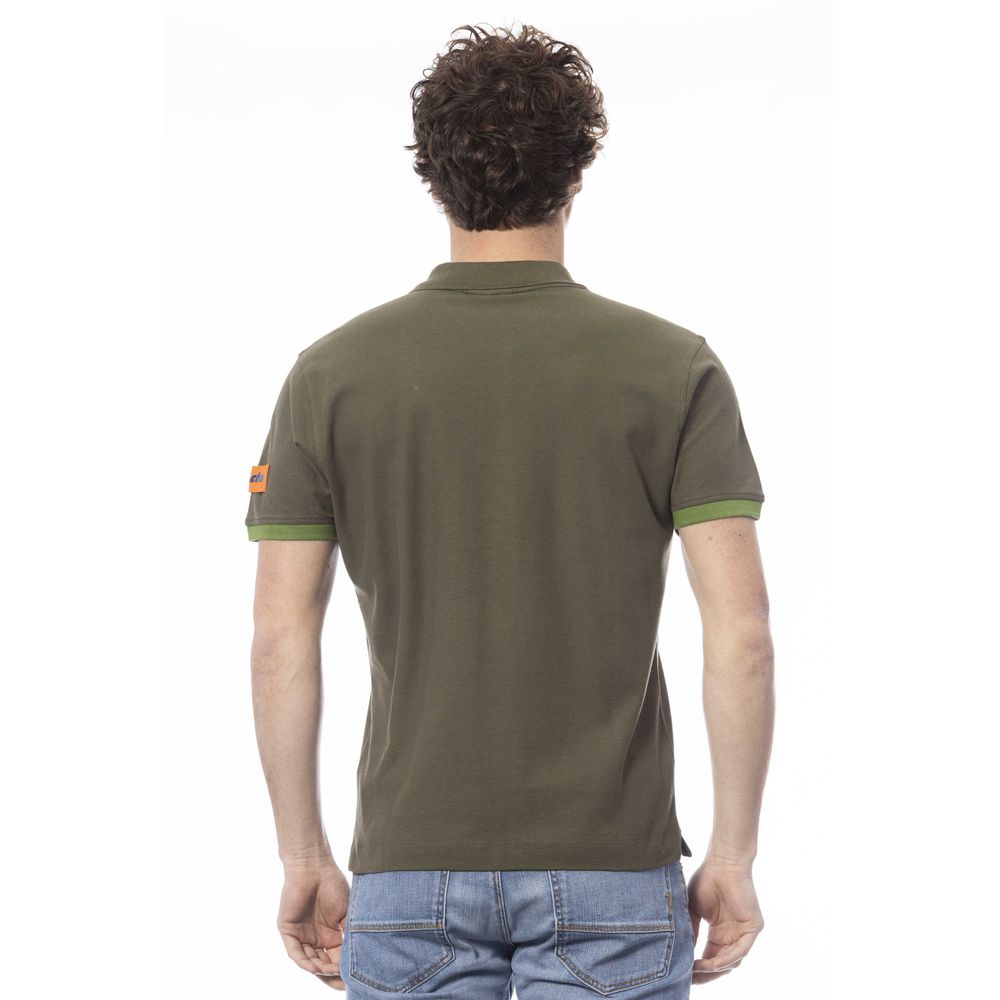 Invicta Grünes Poloshirt aus Baumwolle für Herren