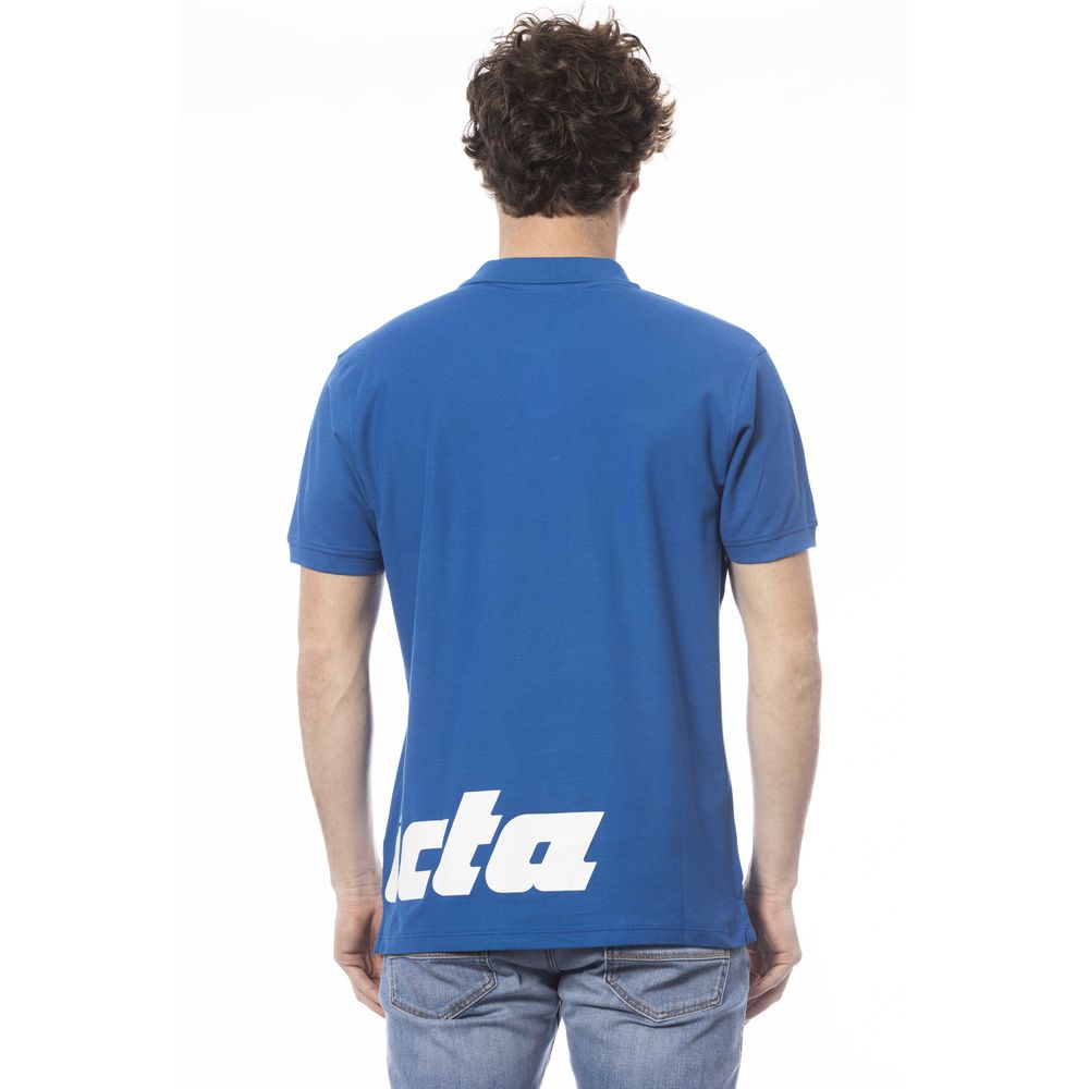Invicta Blaues Herren-Poloshirt aus Baumwolle