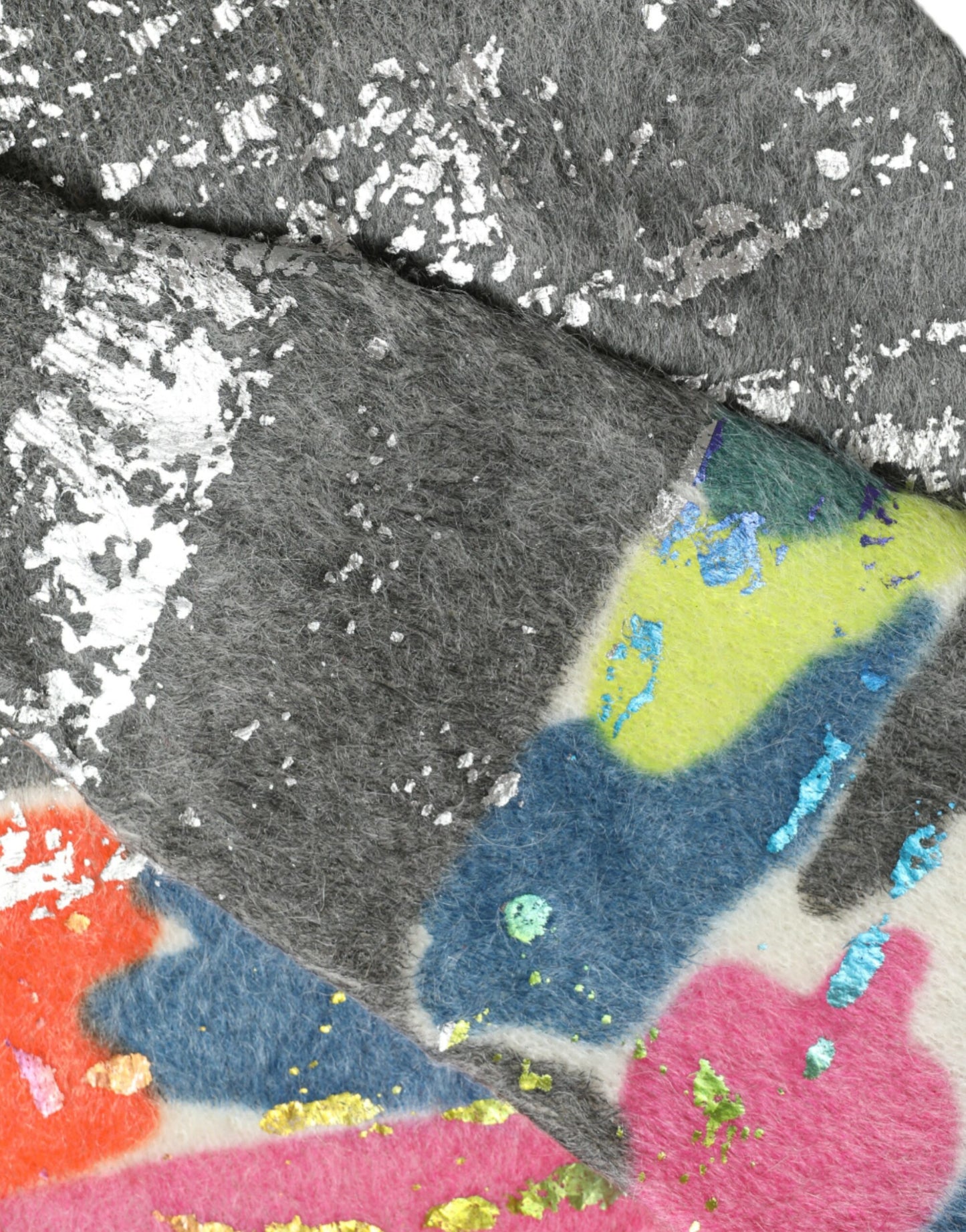 Dolce & Gabbana Mehrfarbiger Rollkragenpullover aus Mohair