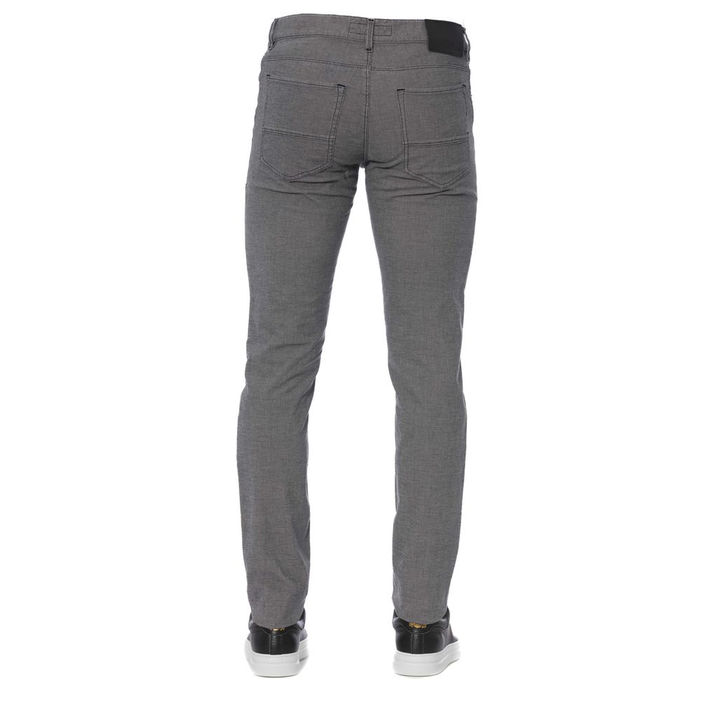 Trussardi Jeans Graue Baumwollhose für Herren