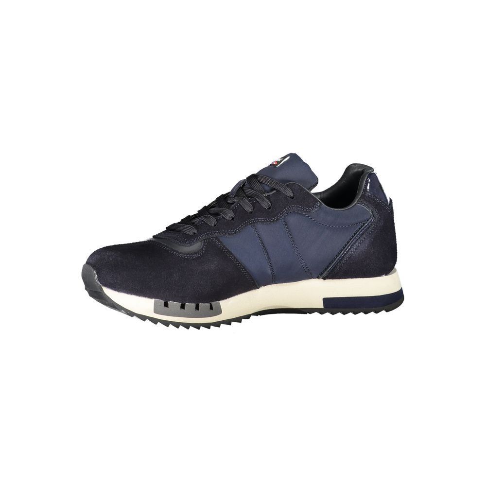 Blauer – Sport-Sneaker mit Kontrastschnürung in Blau
