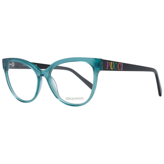 Emilio Pucci Grüne Kunststoffbrille (Gestell)