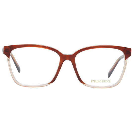 Emilio Pucci Braune Kunststoffbrille (Gestell)