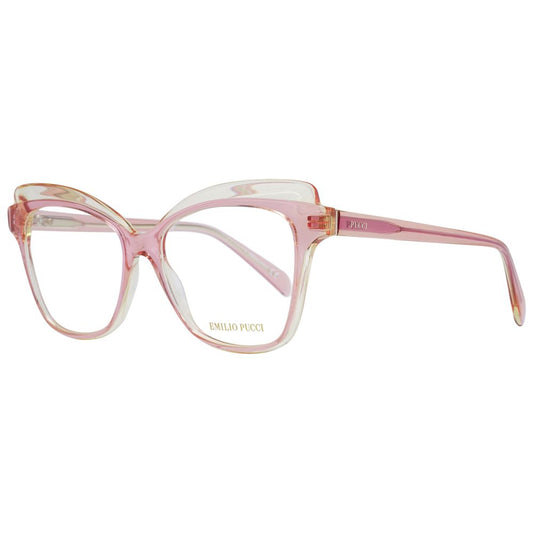 Emilio Pucci Pinkfarbene Kunststoffbrille (Gestell)