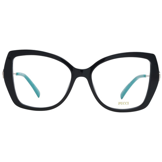Emilio Pucci Schwarze Kunststoffbrille (Gestell)