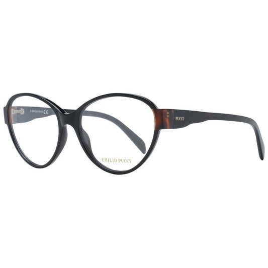 Emilio Pucci Schwarze Kunststoffbrille (Gestell)