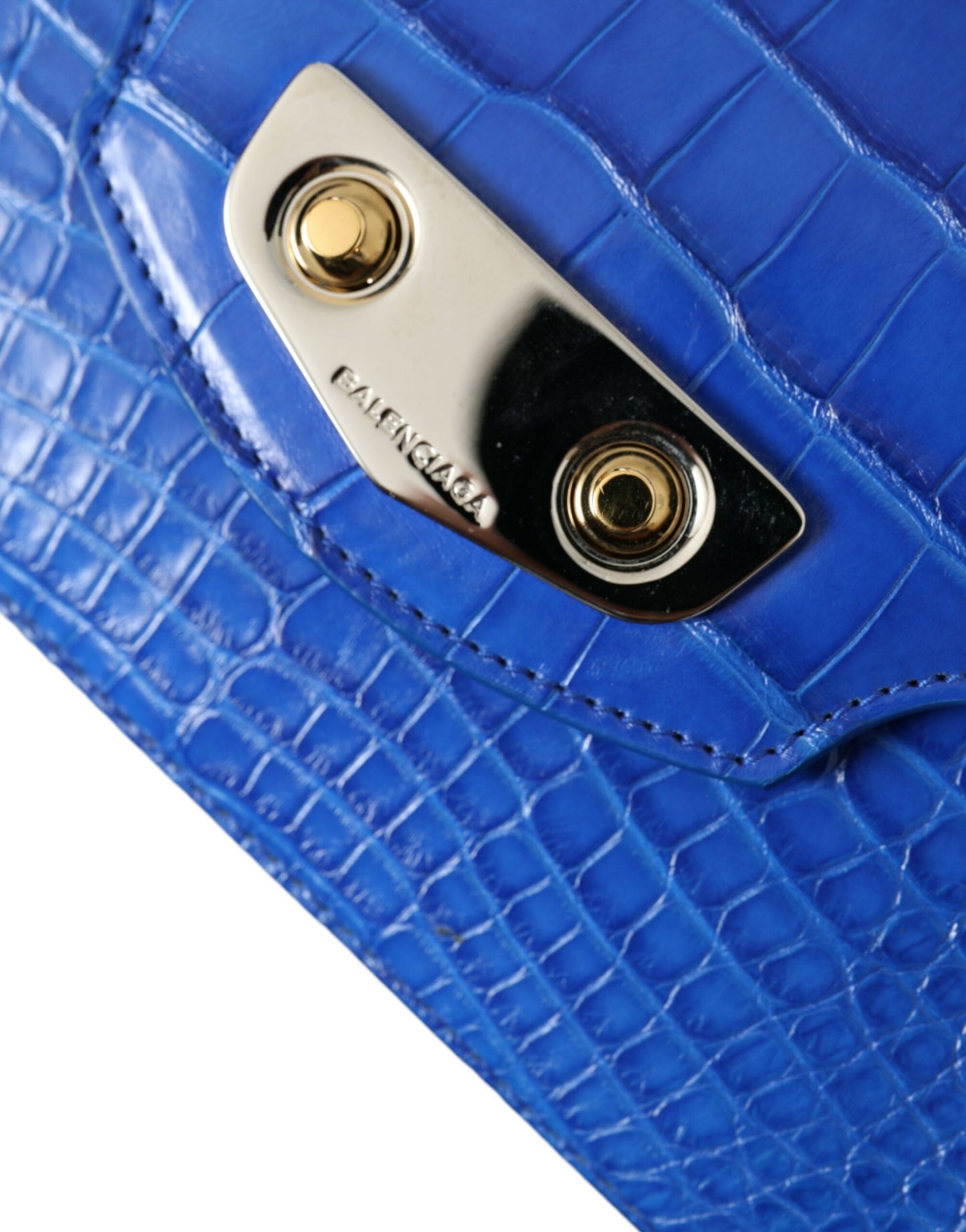 Balenciaga Blau Exotisches Leder Neo Classic Handtasche Schultertasche
