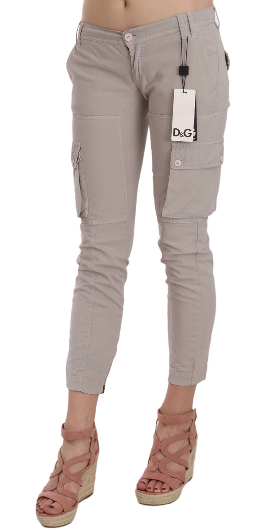 Dolce & Gabbana – Lässige, taillierte Khakihose