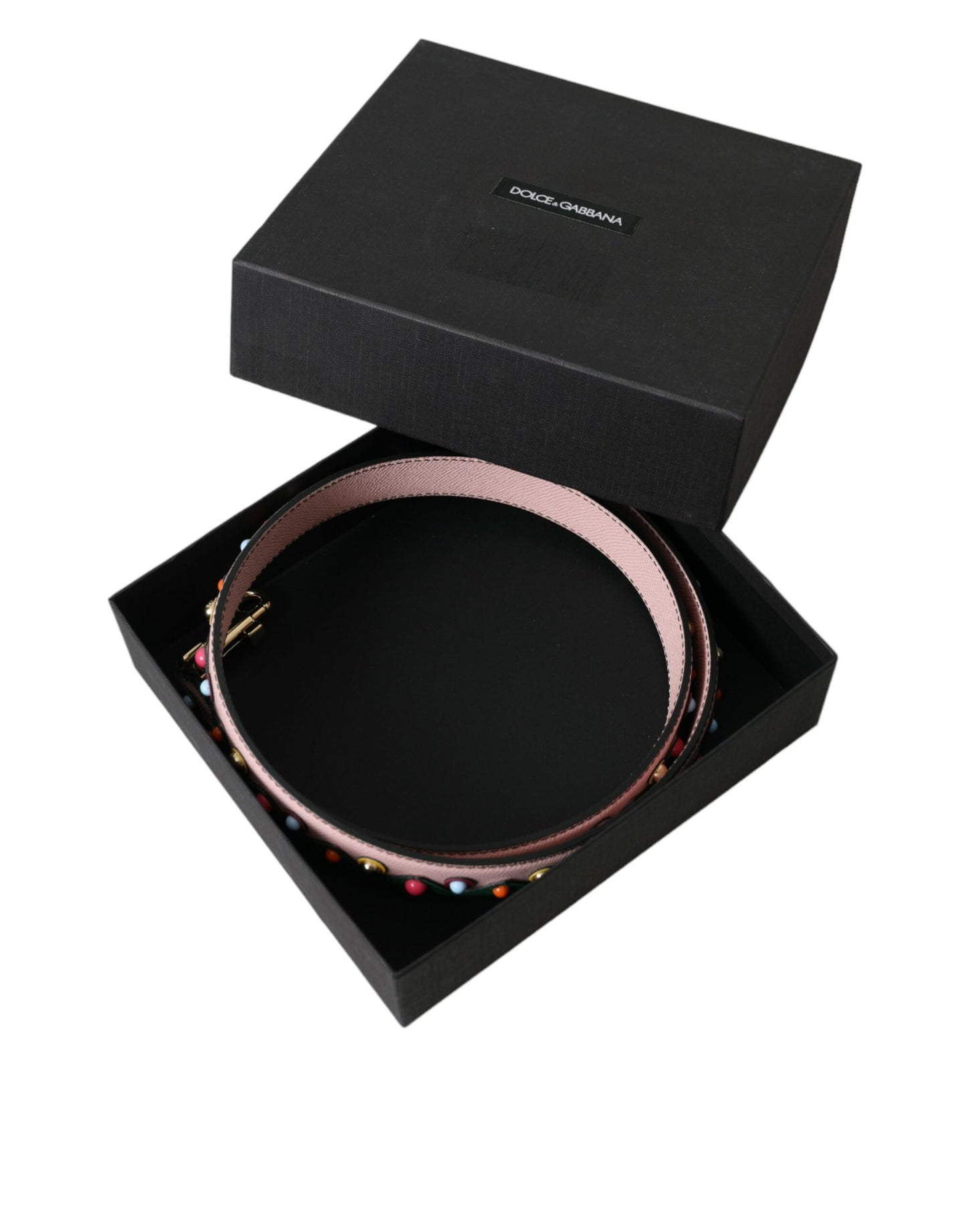 Dolce & Gabbana Rosa Lederhandtaschen-Zubehör Schultergurt