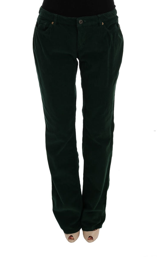 Dolce & Gabbana Grüne Cordjeans aus Baumwolle