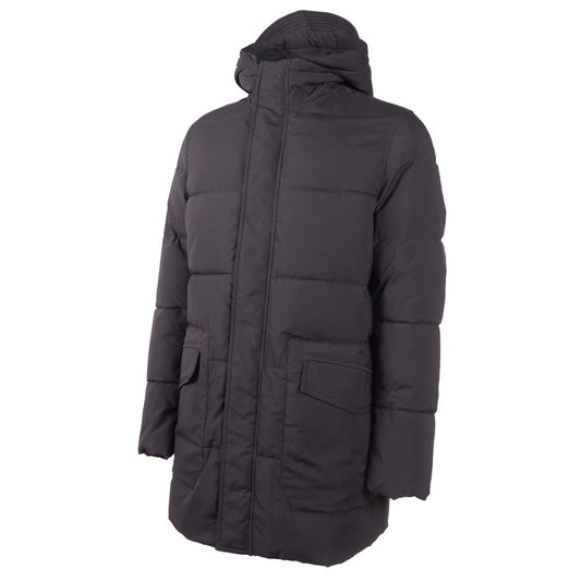 Emilio Romanelli Schwarze Polyester-Herrenjacke