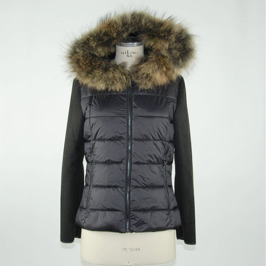 Emilio Romanelli Schwarze Polyester-Damenjacke