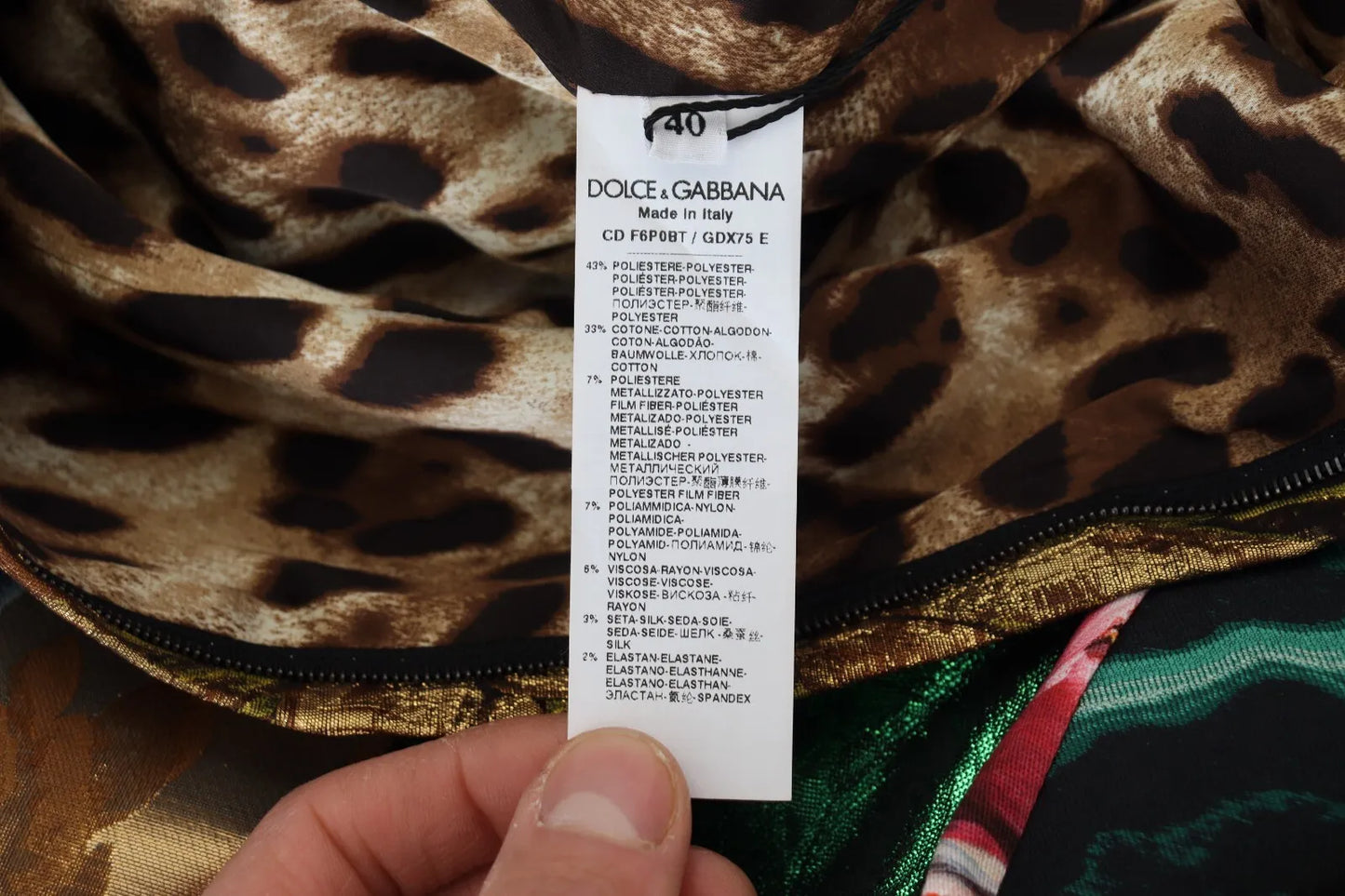 Dolce & Gabbana – Mehrfarbiges Mini-Etuikleid im Jacquard-Patchwork-Stil