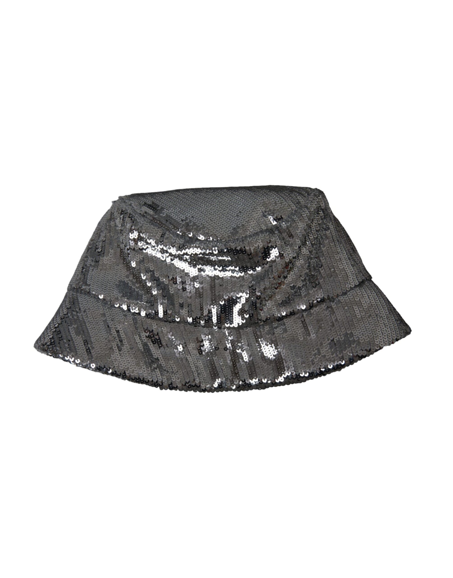 Dolce & Gabbana – Silberner Nylon-Fischerhut mit Pailletten für Herren
