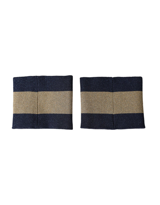 Dolce & Gabbana Schwarz-Gold-Logo-Stern 84 Viskose-Armband